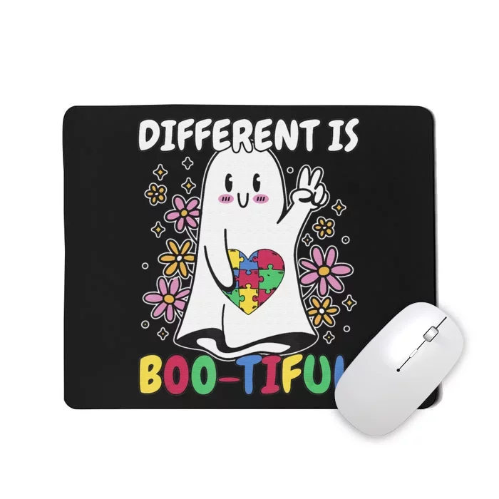 Different Is Boo-Tiful Autism Awareness Halloween Costume Mousepad