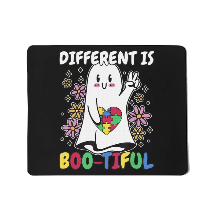 Different Is Boo-Tiful Autism Awareness Halloween Costume Mousepad