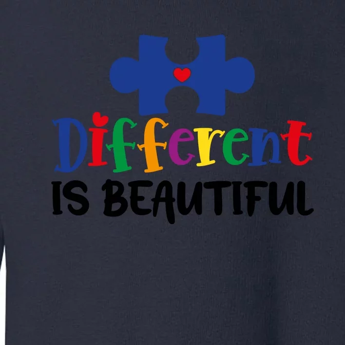 Different Is Beautiful Toddler Sweatshirt