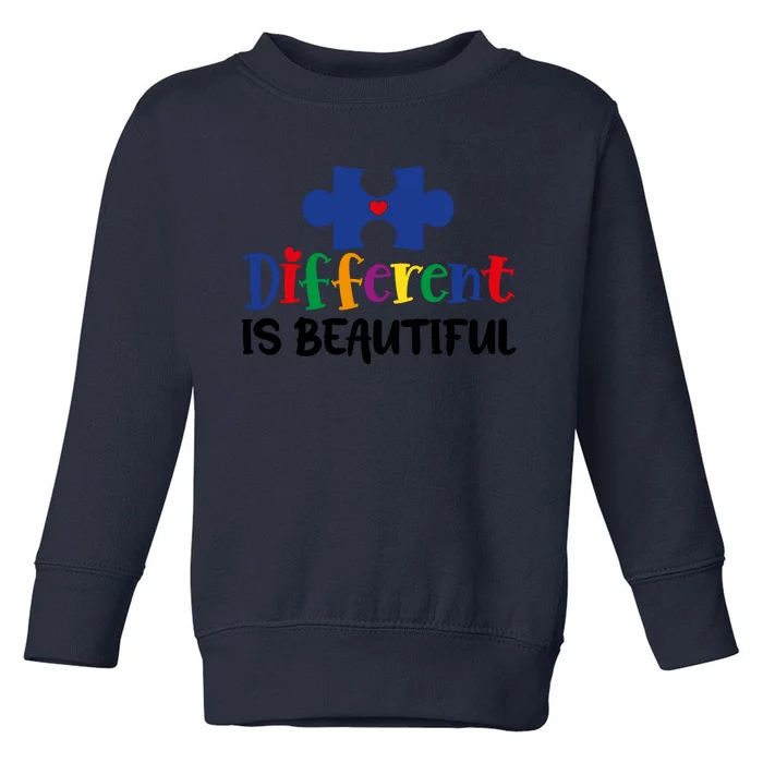 Different Is Beautiful Toddler Sweatshirt