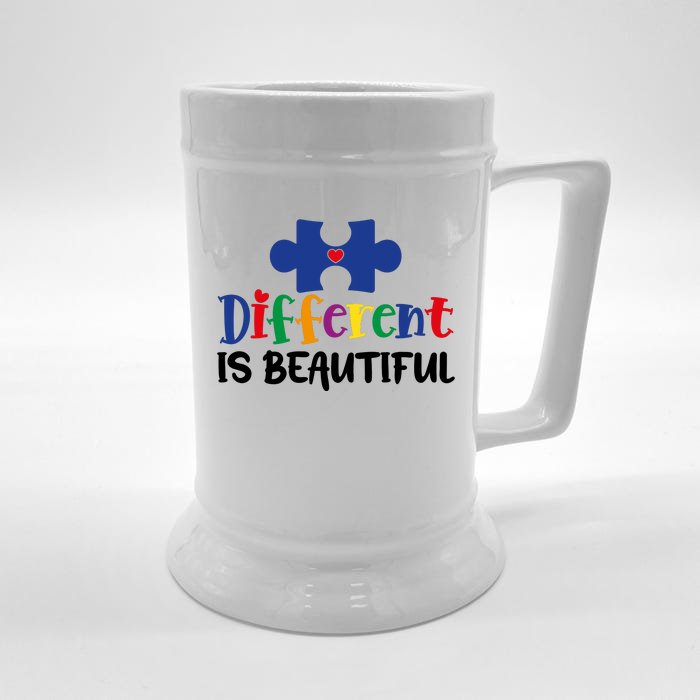 Different Is Beautiful Front & Back Beer Stein