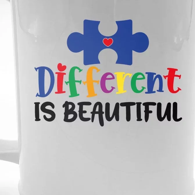 Different Is Beautiful Front & Back Beer Stein