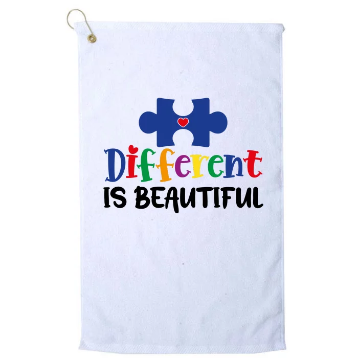 Different Is Beautiful Platinum Collection Golf Towel