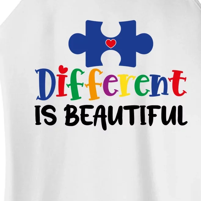 Different Is Beautiful Women’s Perfect Tri Rocker Tank