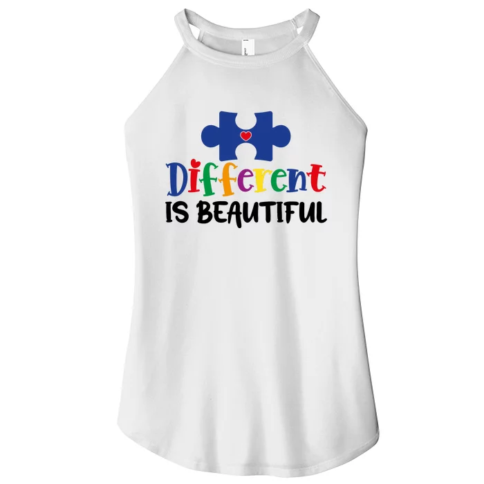 Different Is Beautiful Women’s Perfect Tri Rocker Tank