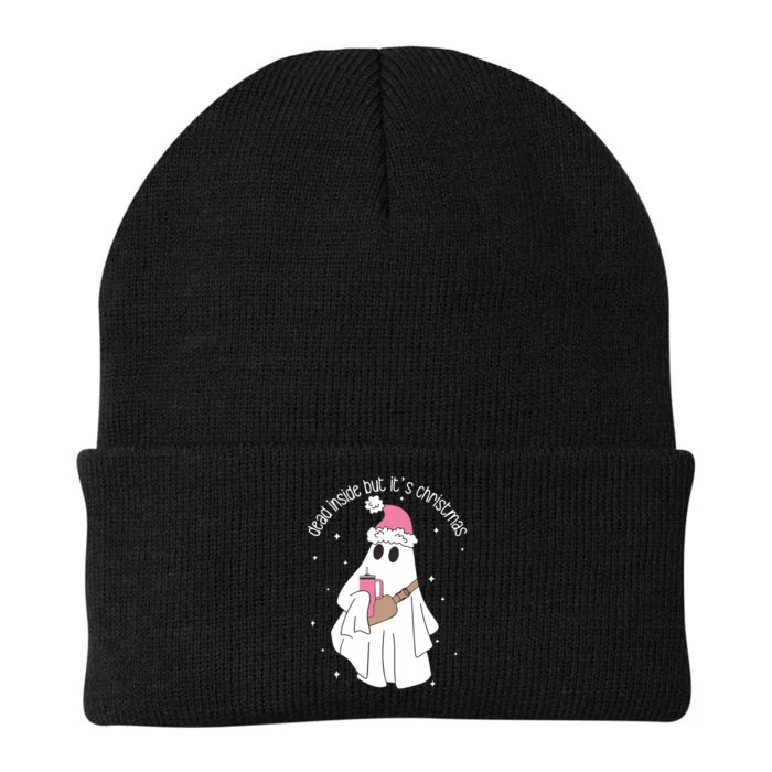 Dead Inside But ItS Christmas Knit Cap Winter Beanie