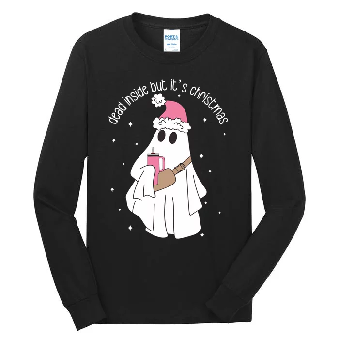 Dead Inside But ItS Christmas Tall Long Sleeve T-Shirt