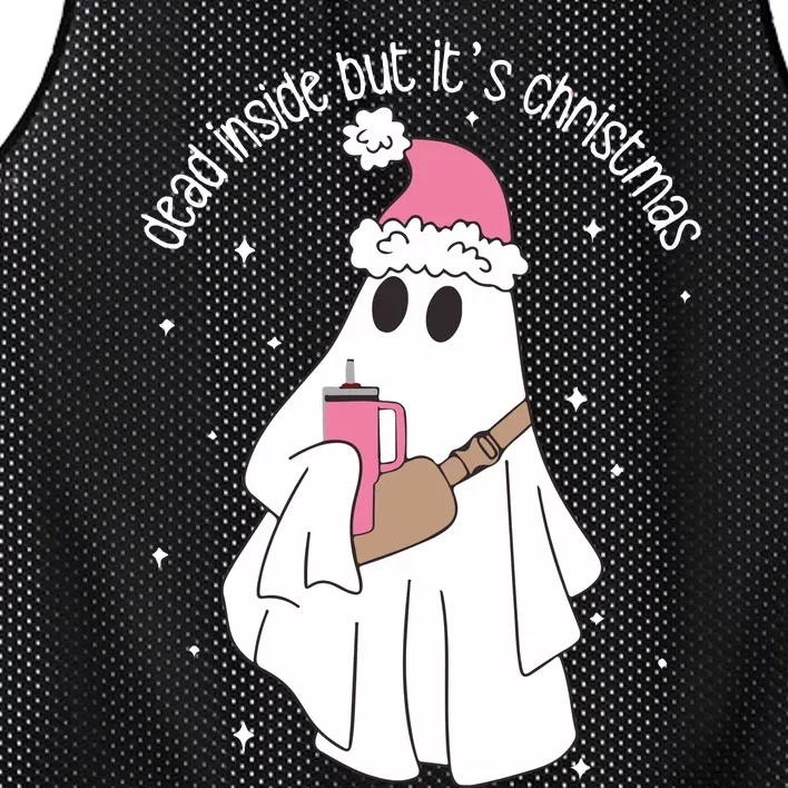 Dead Inside But ItS Christmas Mesh Reversible Basketball Jersey Tank