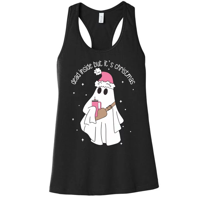 Dead Inside But ItS Christmas Women's Racerback Tank