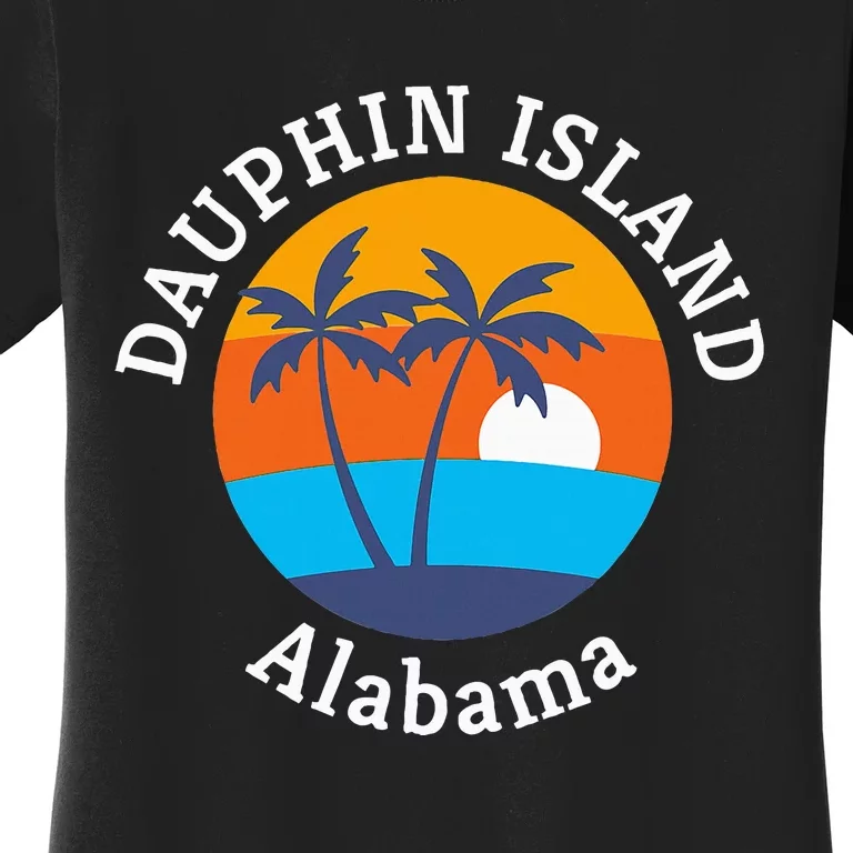 Dauphin Island Beach Alabama Summer Vacation Souvenir Women's T-Shirt