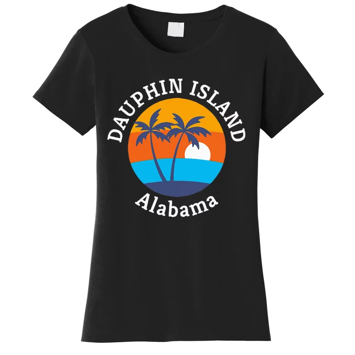 Dauphin Island Beach Alabama Summer Vacation Souvenir Women's T-Shirt