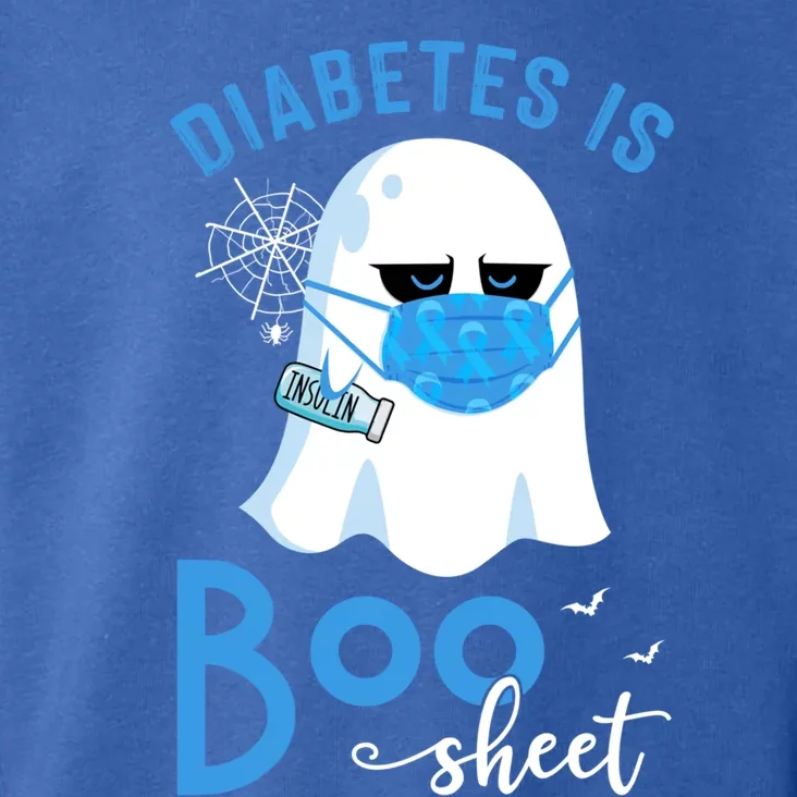 Diabetes Is Boo Sheet Boo Ghost Diabetes Awareness Halloween Gift Toddler Hoodie