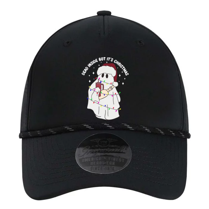 Dead Inside But It’S Christmas Boojee Ghost Stanley Tumbler Gift Performance The Dyno Cap