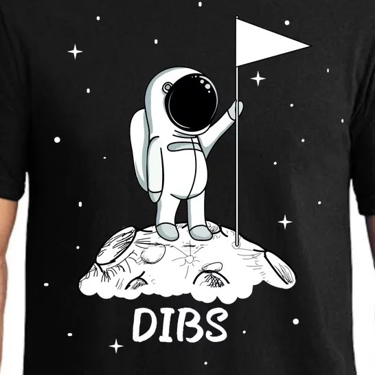 Dibs Flag On Moon Astronaut Pajama Set