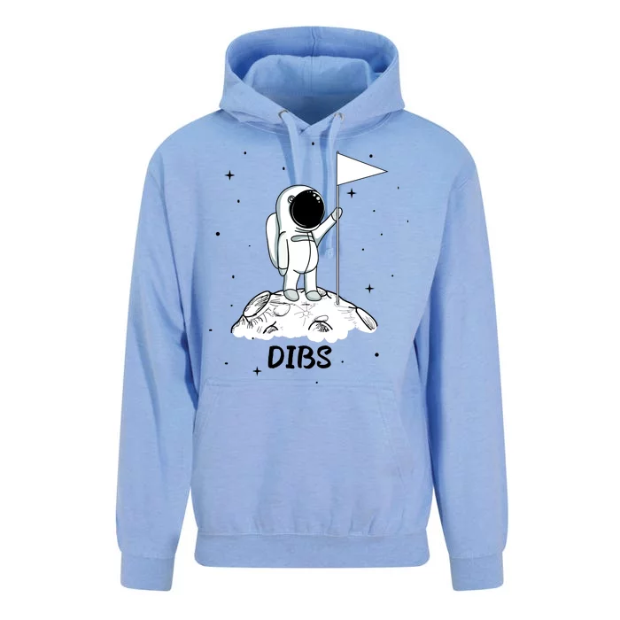 Dibs Flag On Moon Astronaut Unisex Surf Hoodie