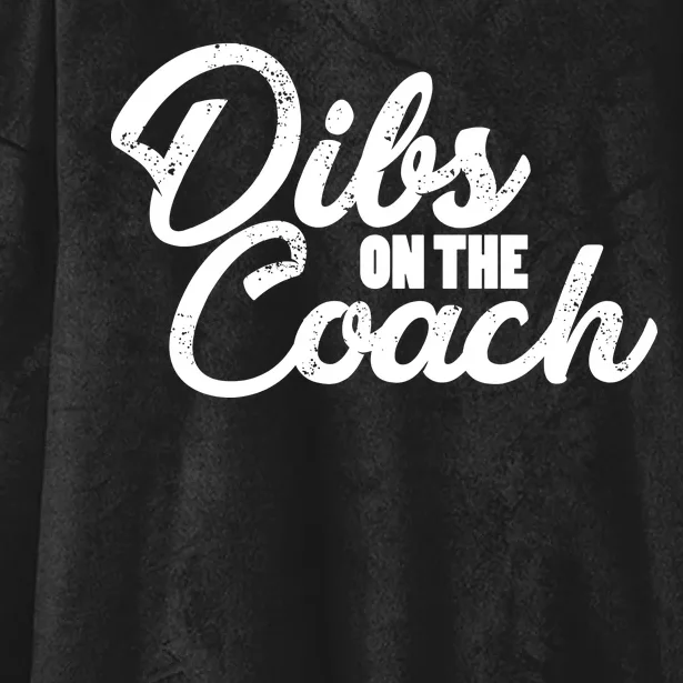 Dibs On The Coach Hooded Wearable Blanket