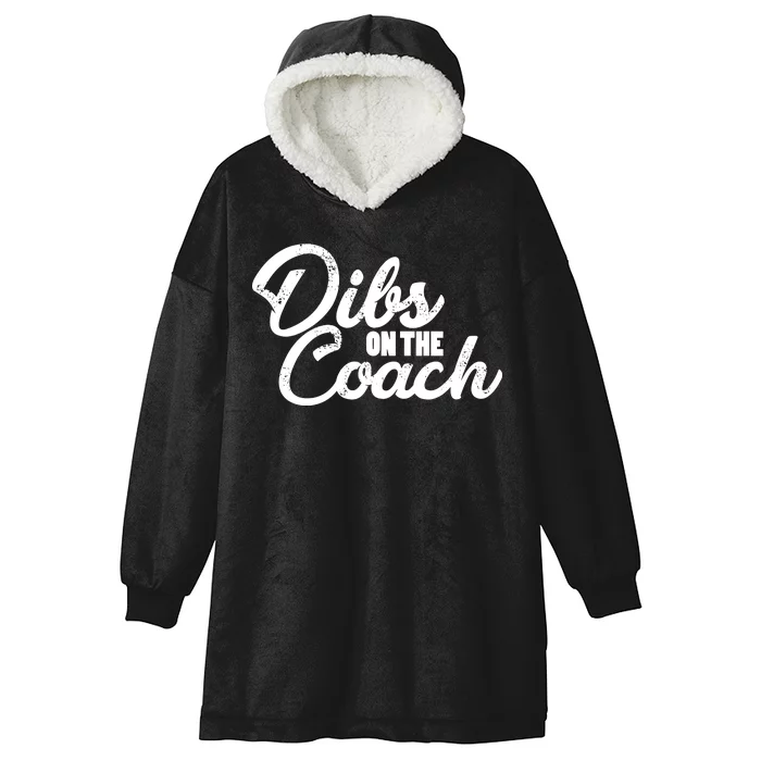 Dibs On The Coach Hooded Wearable Blanket