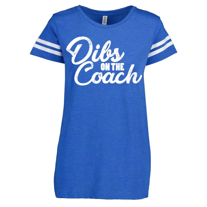 Dibs On The Coach Enza Ladies Jersey Football T-Shirt