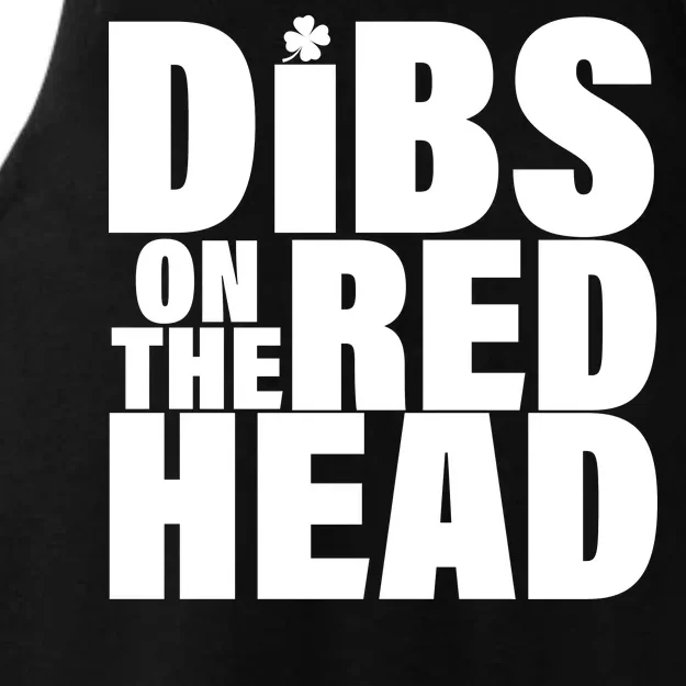 Dibs On The Redhead Ladies Tri-Blend Wicking Tank