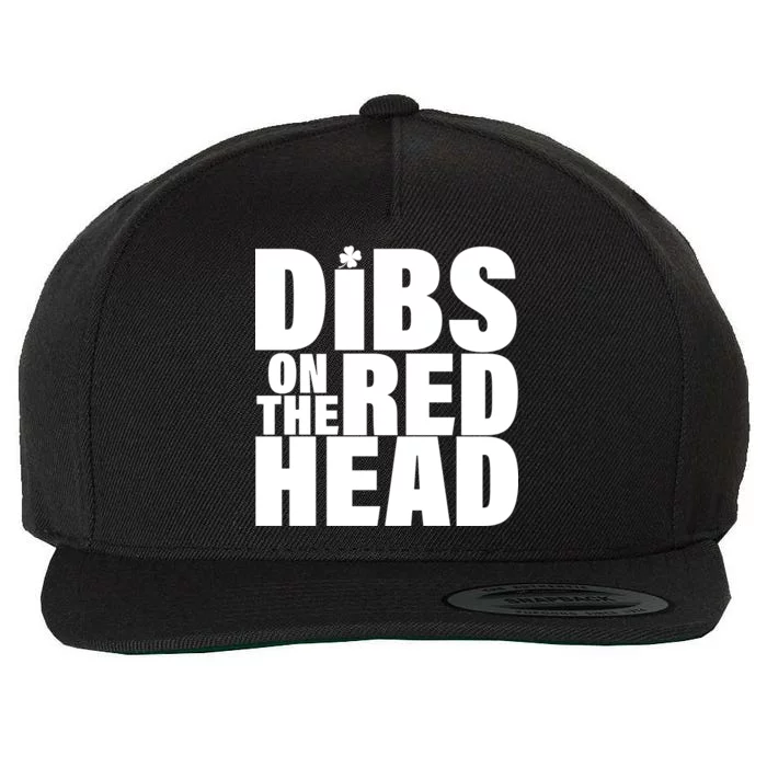 Dibs On The Redhead Wool Snapback Cap