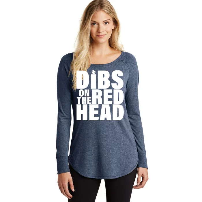 Dibs On The Redhead Women's Perfect Tri Tunic Long Sleeve Shirt