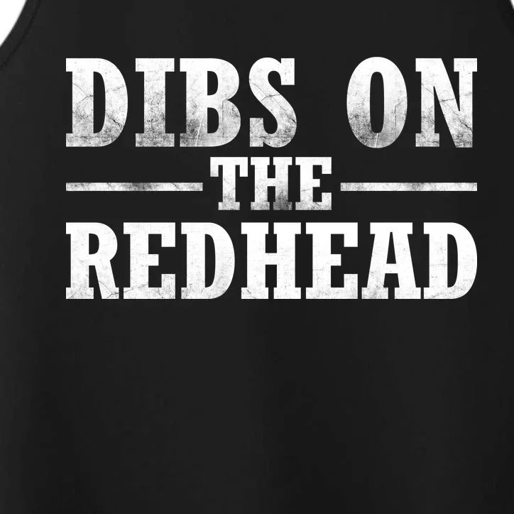 Dibs On The Redhead St. Patrick's Day Performance Tank