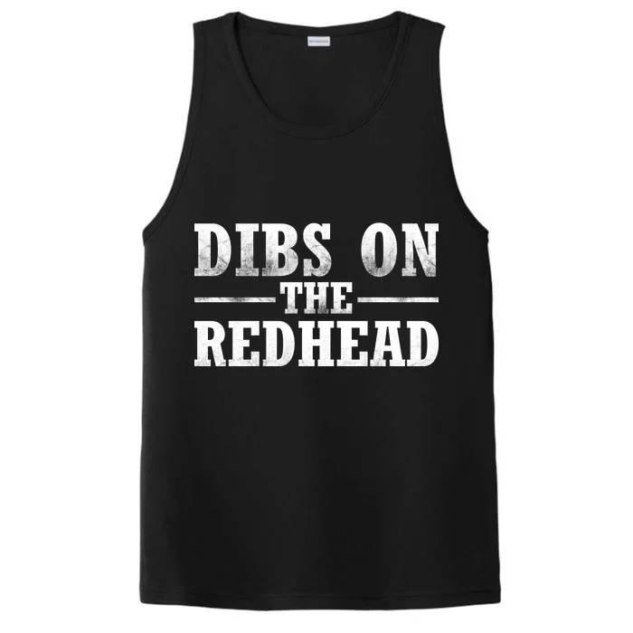 Dibs On The Redhead St. Patrick's Day Performance Tank