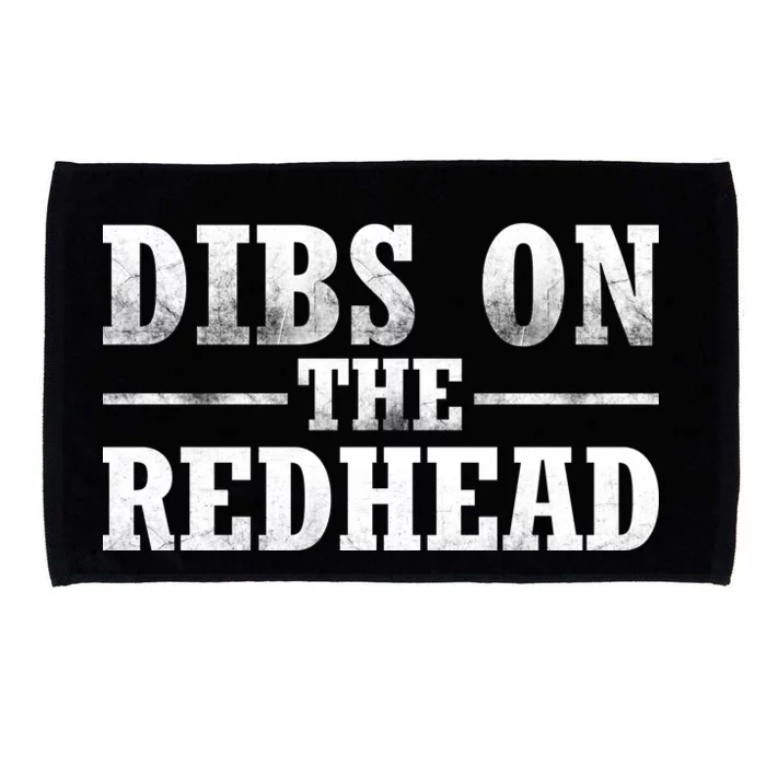 Dibs On The Redhead St. Patrick's Day Microfiber Hand Towel