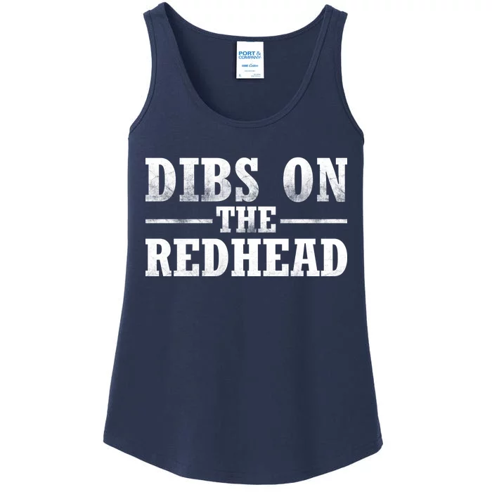 Dibs On The Redhead St. Patrick's Day Ladies Essential Tank