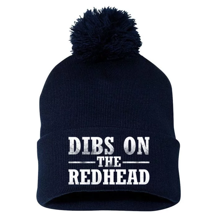 Dibs On The Redhead St. Patrick's Day Pom Pom 12in Knit Beanie