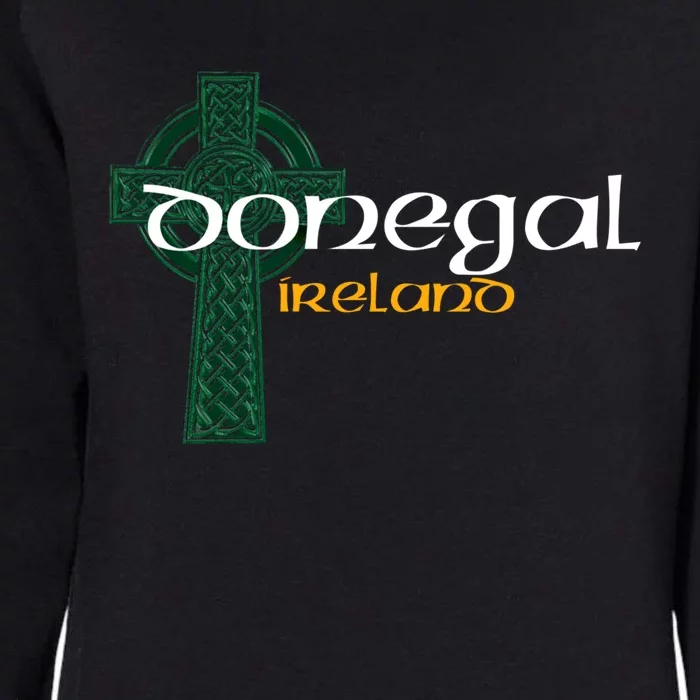 Donegal Ireland County Celtic Gaelic Football And Hurling Gift Womens California Wash Sweatshirt