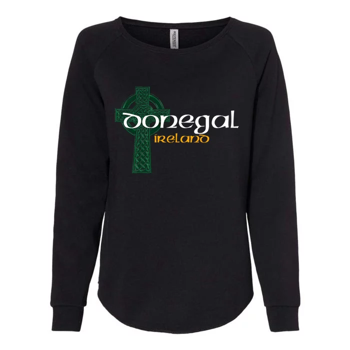 Donegal Ireland County Celtic Gaelic Football And Hurling Gift Womens California Wash Sweatshirt