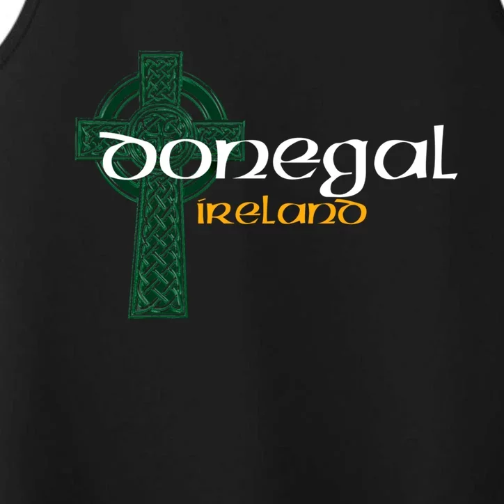 Donegal Ireland County Celtic Gaelic Football And Hurling Gift Performance Tank