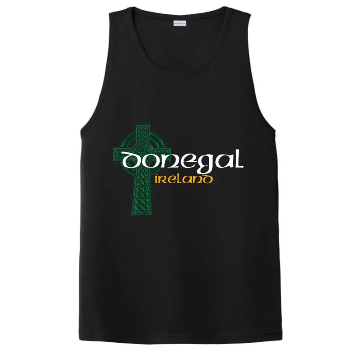 Donegal Ireland County Celtic Gaelic Football And Hurling Gift Performance Tank