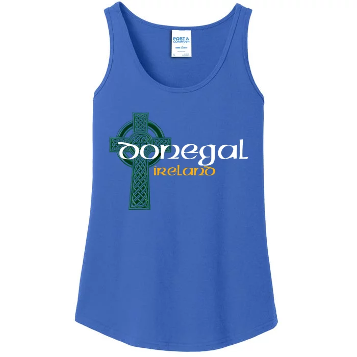 Donegal Ireland County Celtic Gaelic Football And Hurling Gift Ladies Essential Tank