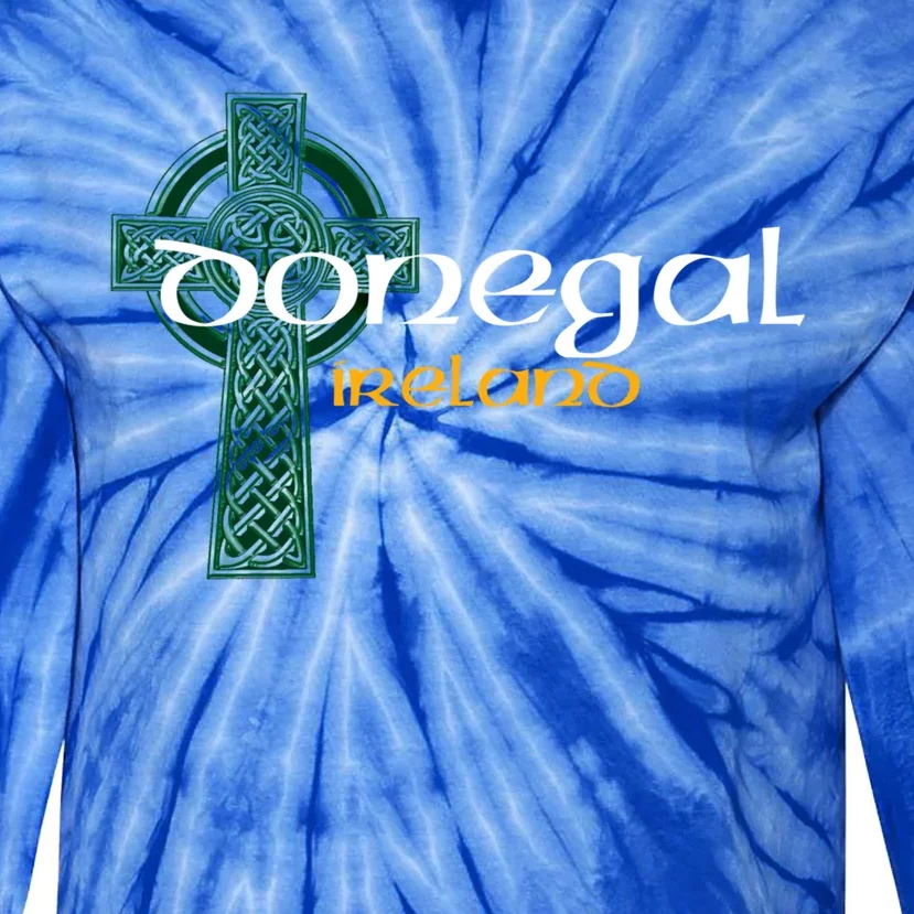 Donegal Ireland County Celtic Gaelic Football And Hurling Gift Tie-Dye Long Sleeve Shirt