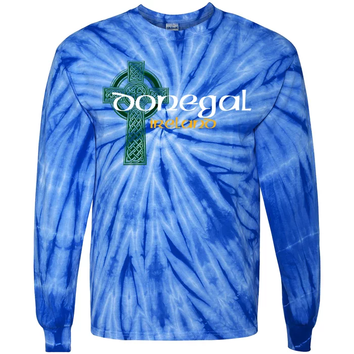 Donegal Ireland County Celtic Gaelic Football And Hurling Gift Tie-Dye Long Sleeve Shirt