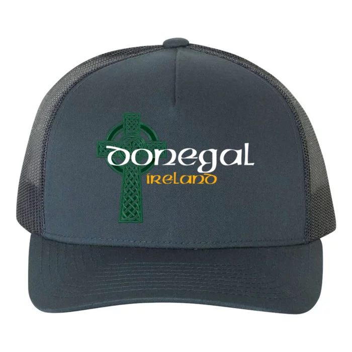 Donegal Ireland County Celtic Gaelic Football And Hurling Gift Yupoong Adult 5-Panel Trucker Hat