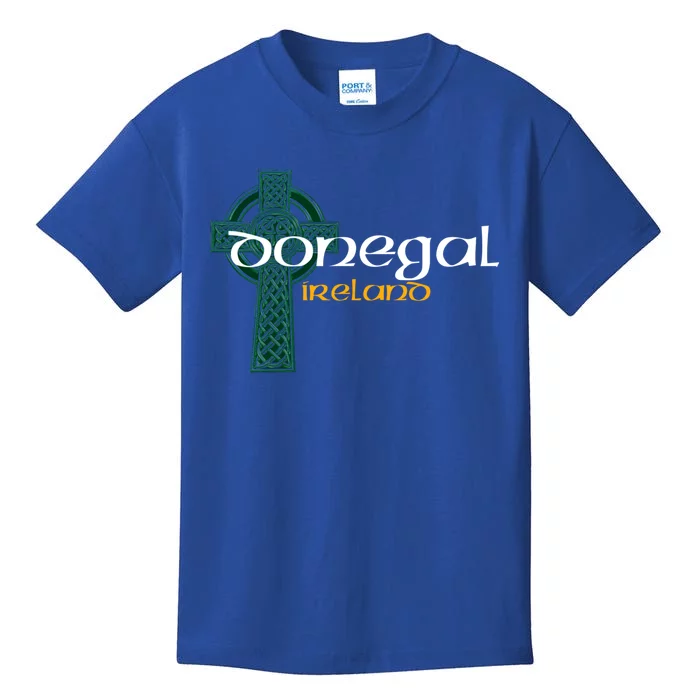 Donegal Ireland County Celtic Gaelic Football And Hurling Cool Gift Kids T-Shirt