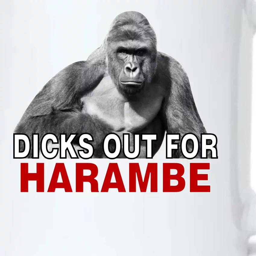 Dicks Out For Harambe Black Color Changing Mug