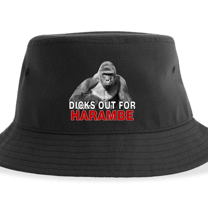 Dicks Out For Harambe Sustainable Bucket Hat