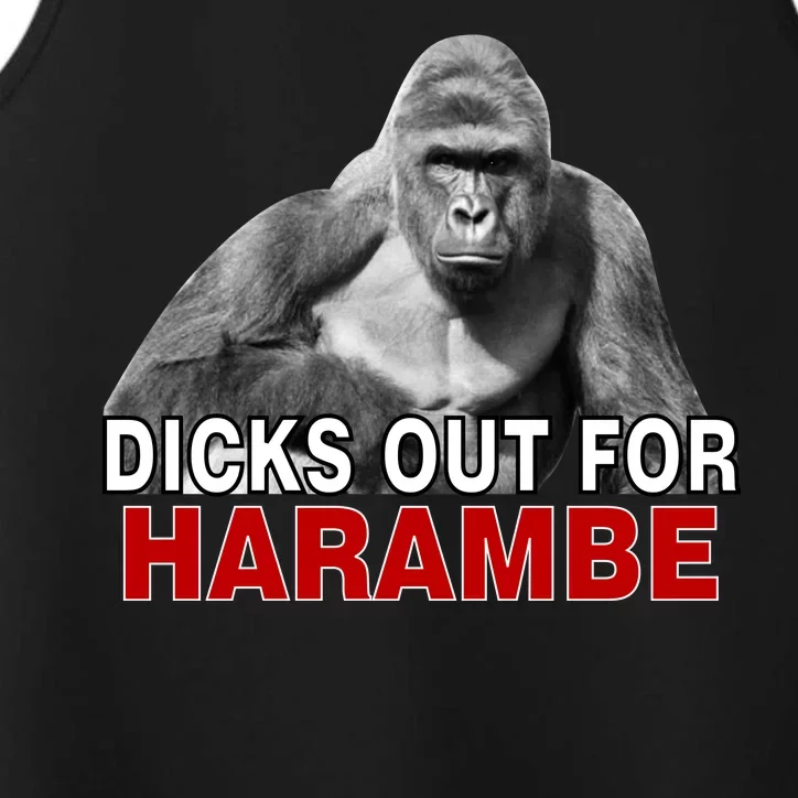 Dicks Out For Harambe Performance Tank