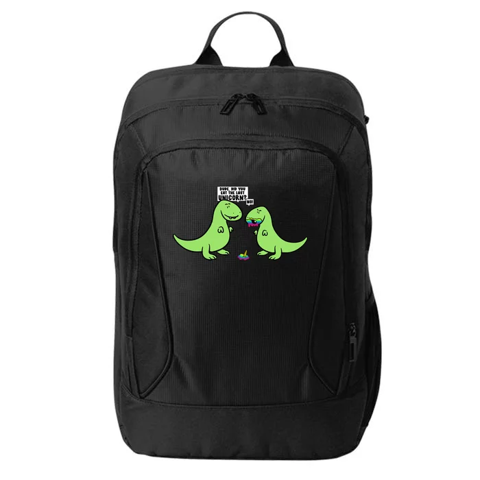 Did You Eat The Last Unicorn? Dinosaur City Backpack