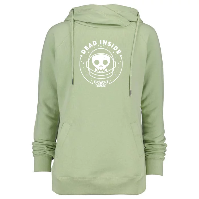 Dead Inside Womens Funnel Neck Pullover Hood