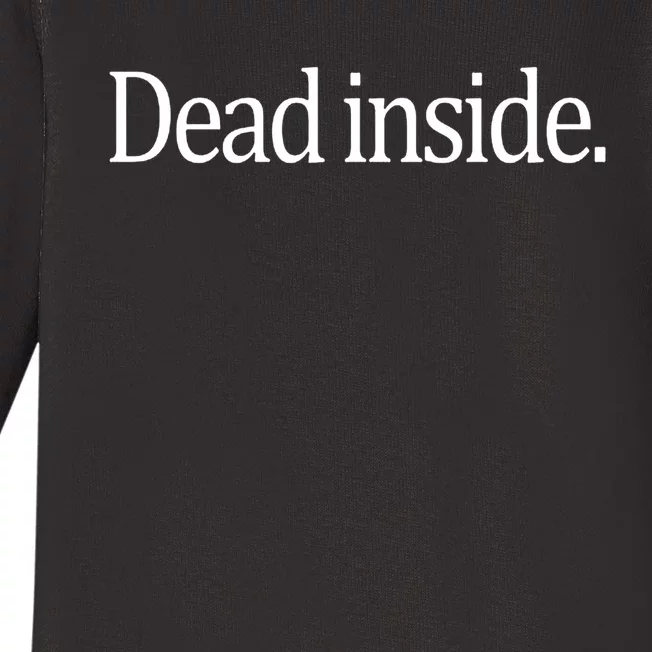 Dead Inside Baby Long Sleeve Bodysuit