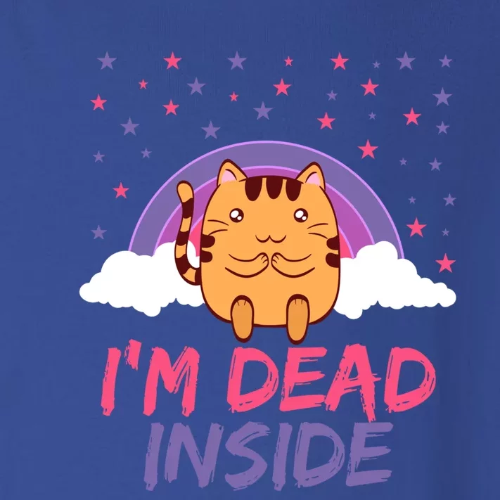 Dead Inside Depression Can Kill Design Funny Cute Cat Great Gift Toddler Long Sleeve Shirt