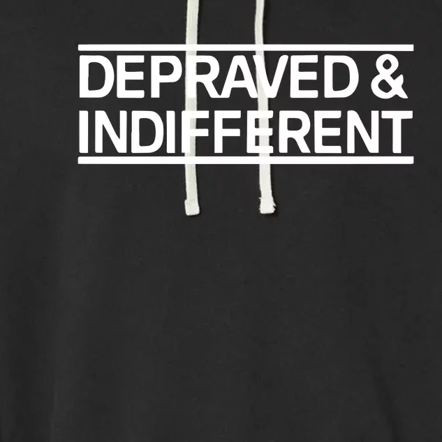 Depraved & Indifferent Garment-Dyed Fleece Hoodie