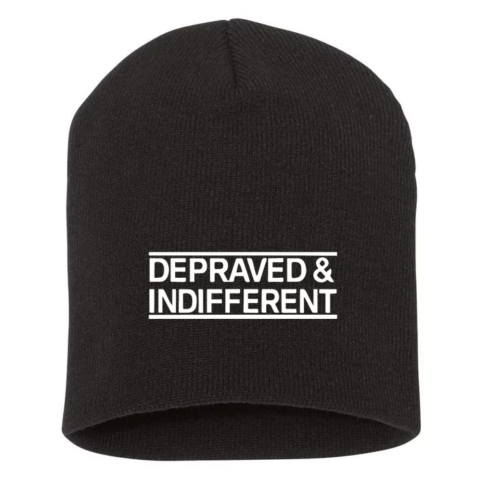 Depraved & Indifferent Short Acrylic Beanie