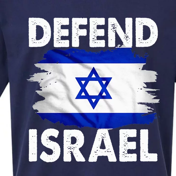 Defend Israel Sueded Cloud Jersey T-Shirt