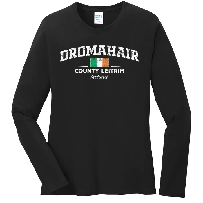 Dromahair Ireland Ladies Long Sleeve Shirt